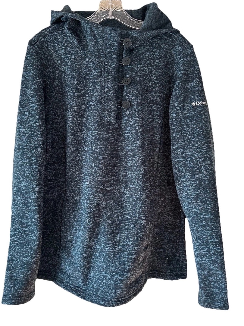 Columbia Women’s Pullover Performance Hoodie, Dark Green, Pockets, Size XL EUC